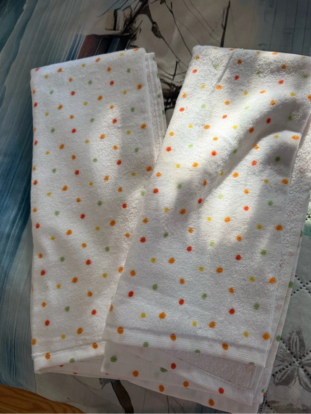 New Autumn Kitchen Towels - Pumpkin & Squirrel Print
